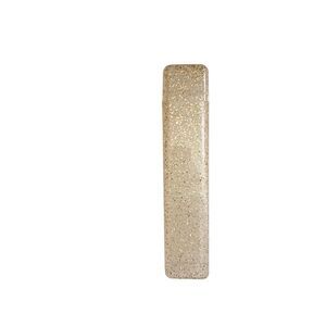 Pottery Barn Kids Gold Glitter Plastic Flip‎ Top Lunchbox Utensil Holder